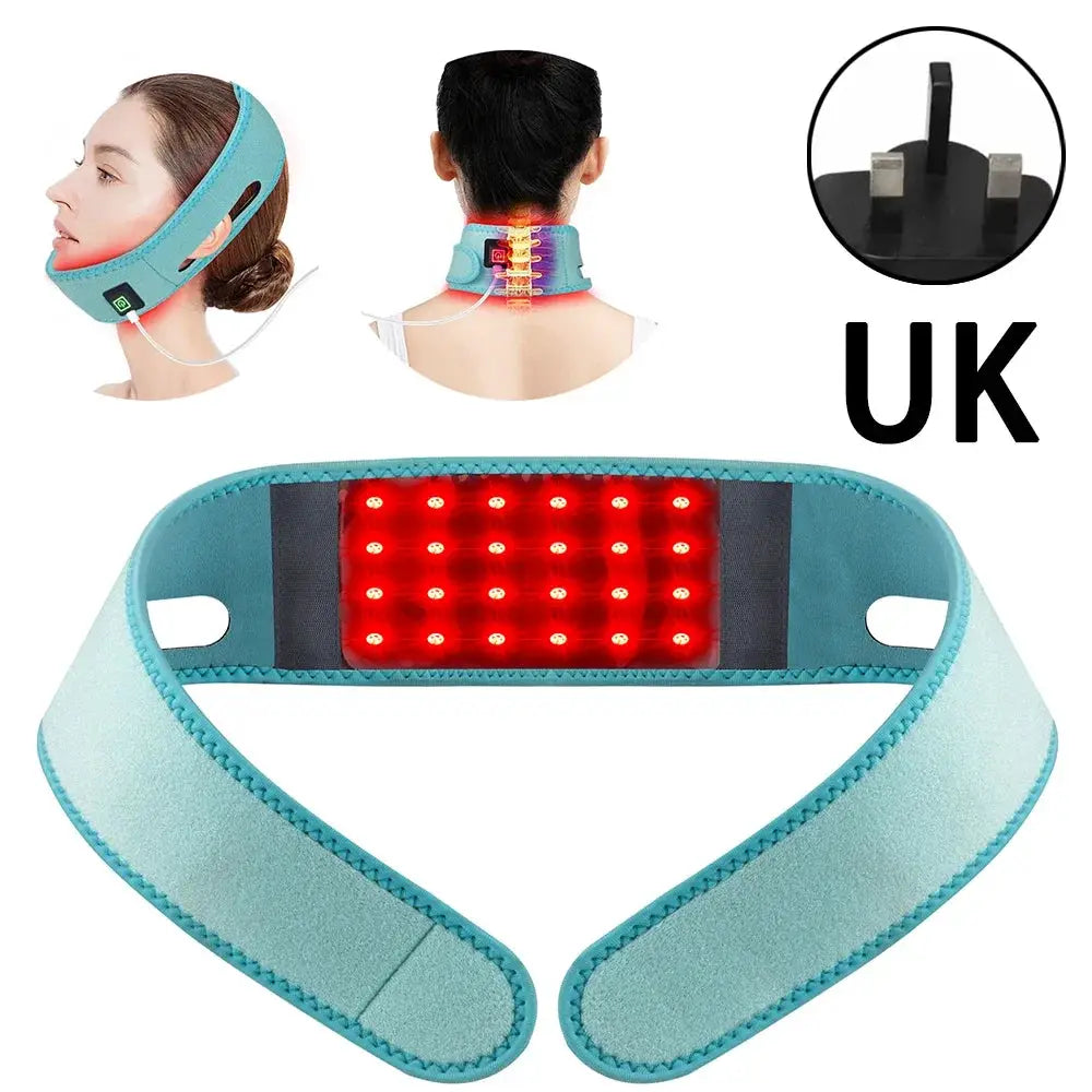 Neck Heating Wrap | 660nm Red Light | 850nm Infrared | Firming Skin Care