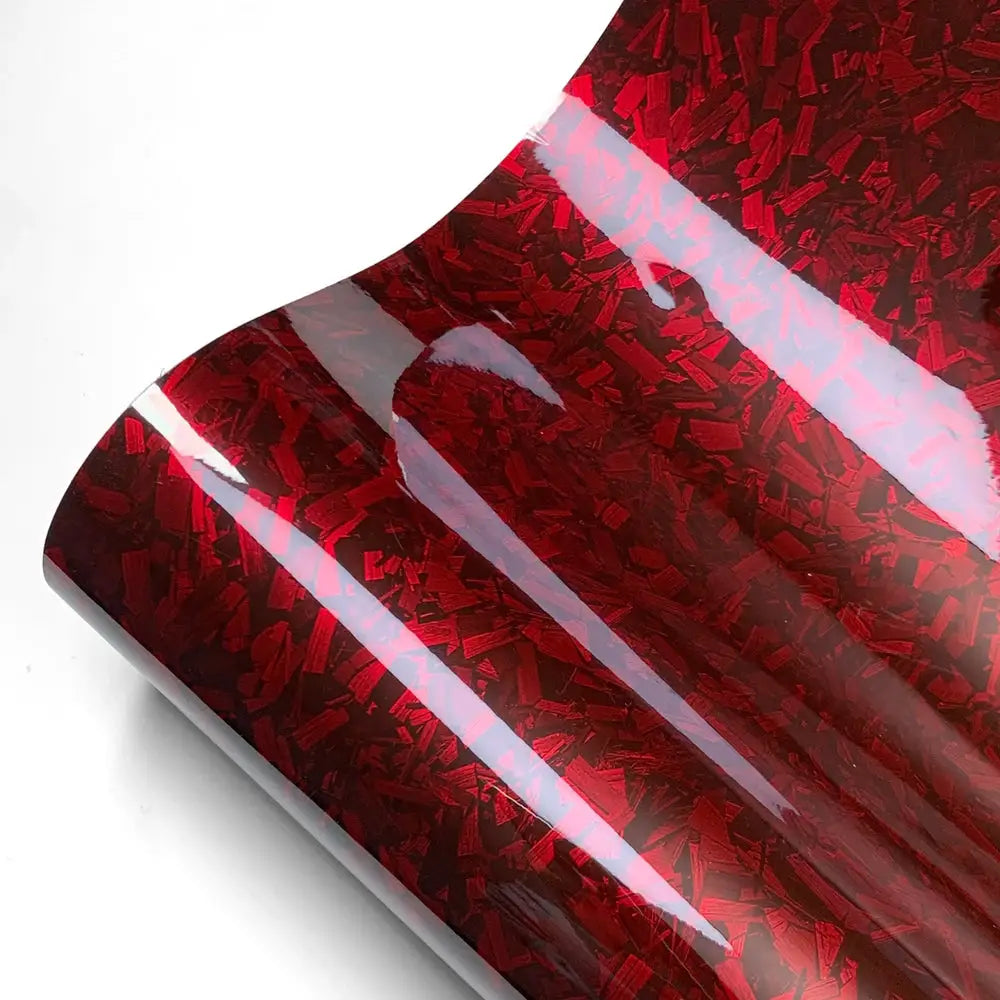 Carbon Fiber Film Glossy Black Car Body Film Forged Carbon Fiber Vinyl Wrap Film Self Adhesive Decal Sticker for Car Accessories from PriceLows™