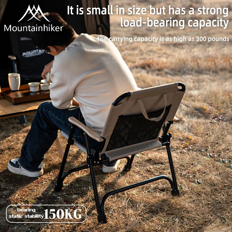 Foldable Camping Chair | Ergonomic Seating | Reinforced Support | One Size