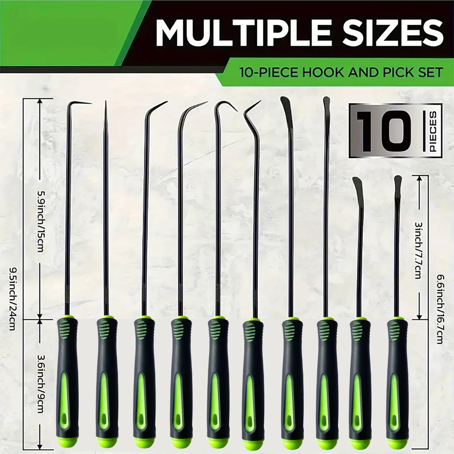 10Pcs Hook and Pick Tool, Pick Tool Set for Car Auto Oil Seal/O-Ring Seal Gasket Pick Hooks Puller Remover from PriceLows™