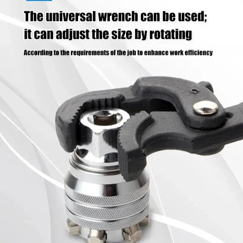 Universal Adjustable Socket Set Hex Wrench Kit for Various Size Nuts Bolts Multi-function Ratchet Handle Tool for Home Repair from PriceLows™