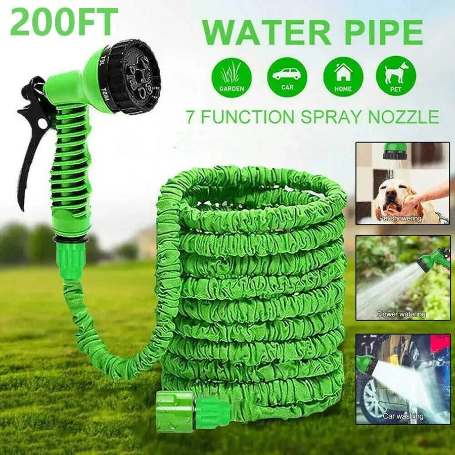 2024 Expandable Magic Hose, High-Pressure Car Wash, 7Water Spraying Functions, Water Gun, Home Garden Watering Hose Garden Hose from PriceLows™