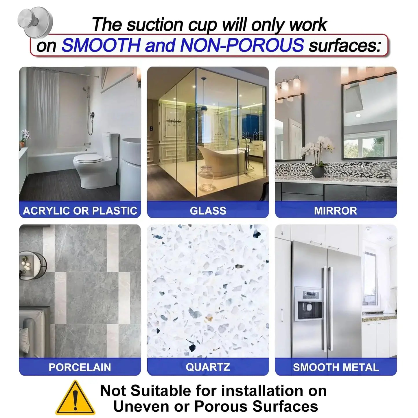 Vacuum Suction Cup Hooks Punch Free Bath Sucker Hook Wall Hook Hanger Glass Kitchen Bathroom Hooks for Towel Handbag from PriceLows™