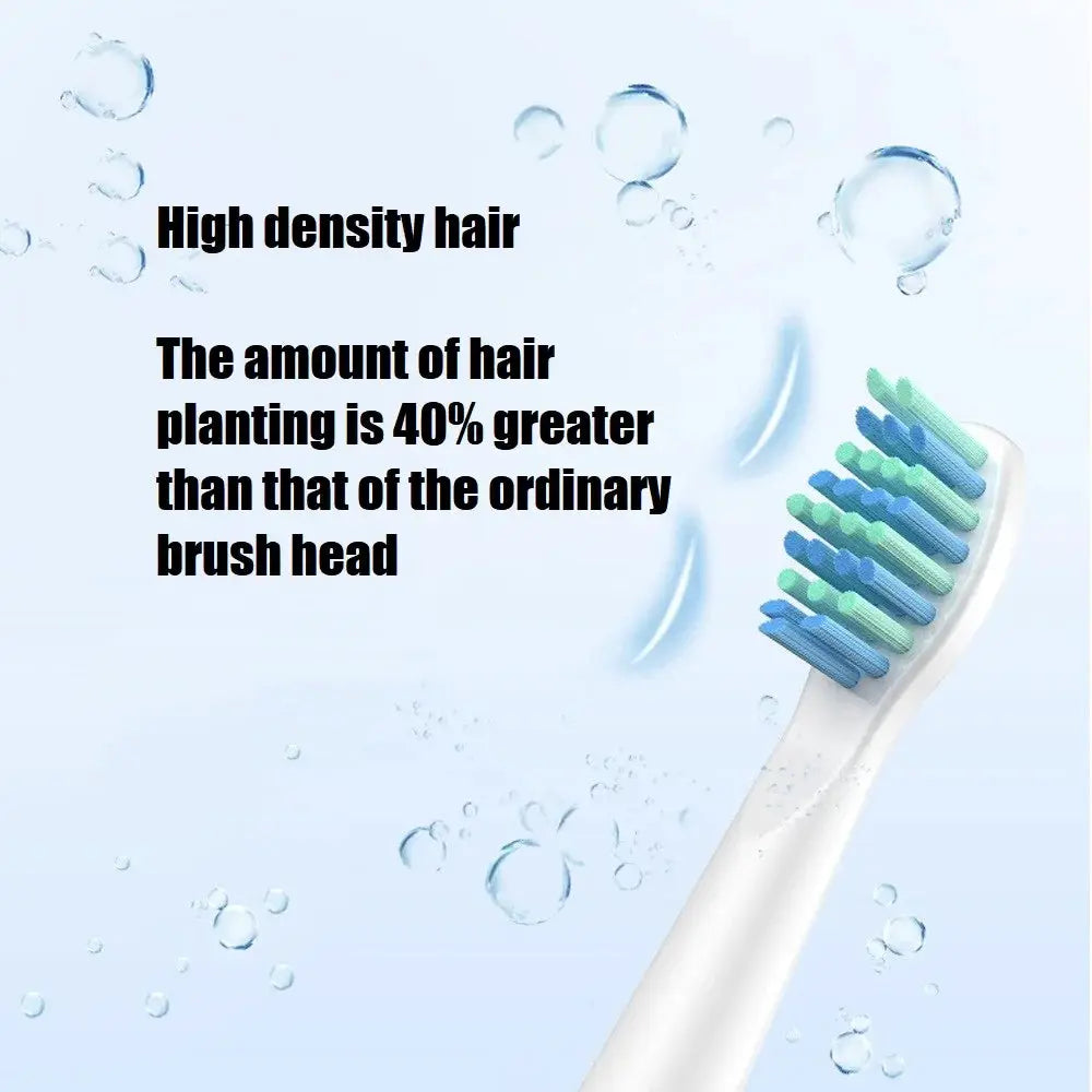 10 Pcs Replacement Brush Heads For Seago/Fairywill Electric Toothbrush Head Dupont Bristle Brush Refill Efficient Tooth Cleaning from PriceLows™