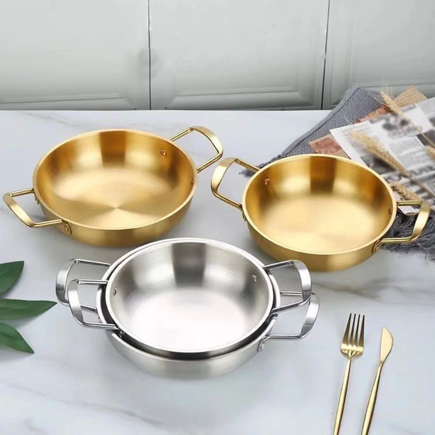 Korean Ramen Pot | Stainless Steel | Induction Compatible | Multipurpose