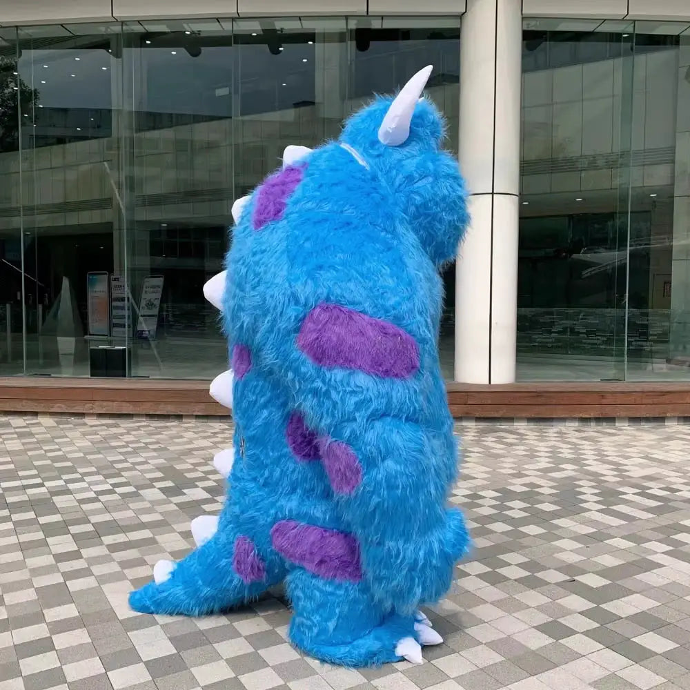 2m/2.6m Inflatable Blue Monster Costumes Adult Wearable Blow Up Suit Cosplay Halloween Inflatable Mascot No Battery from PriceLows™