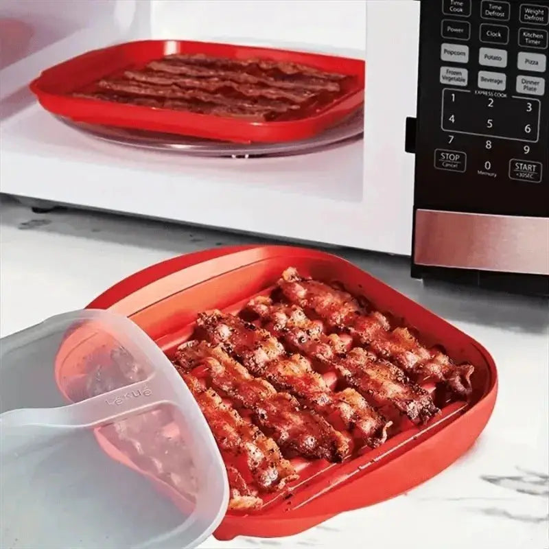 Microwave Bacon Tray | Vented Cover | Eco Friendly