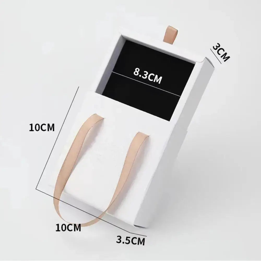 1PC Thick Kraft Paper Drawer Jewelry Box Portable Ring Necklace Bracelet Earrings Gift Display Case Packaging Boxes Cardboard from PriceLows™