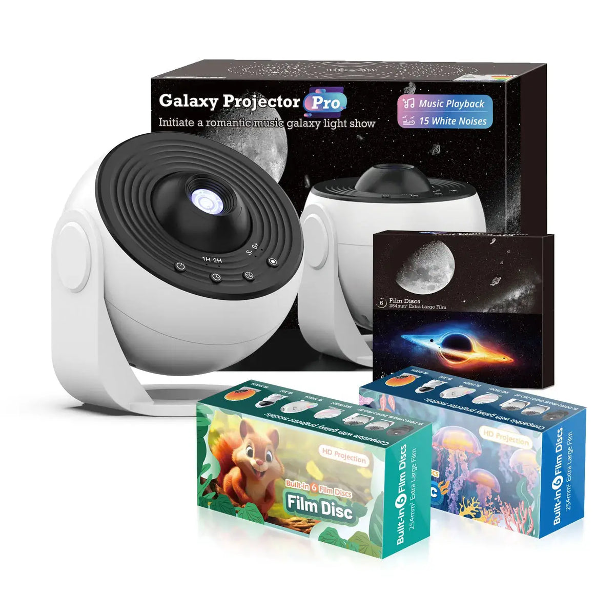 Galaxy Projector | LED Night Light | 25 Patterns | Remote Control
