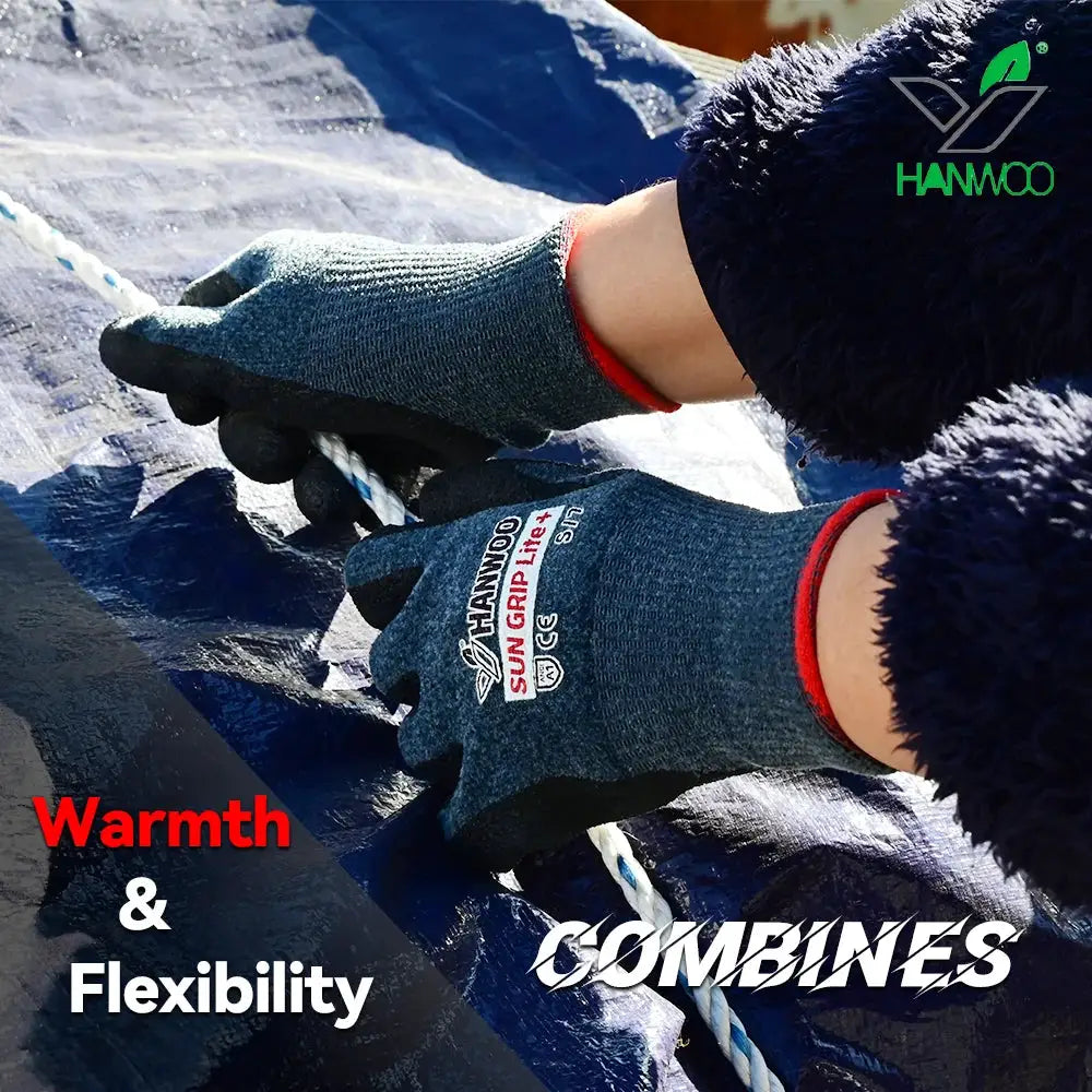 HANWOO Winter Work Gloves Smart Touchscreen Winter Warmth Microfiber Material Lightweight Gloves 3 Pairs from PriceLows™