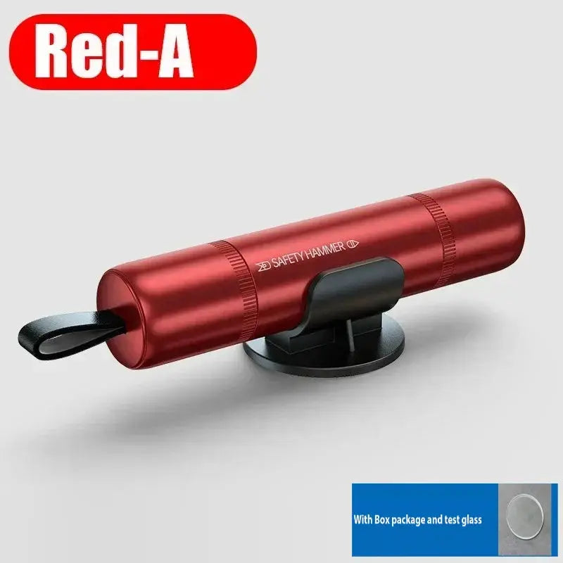 New 2 In 1 Car Safety Hammer Emergency Glass Breaker Cut The Seat Belt High Hardness Tungsten Steel Rescue Tool Auto Accessories from PriceLows™