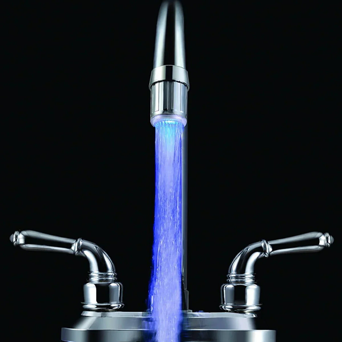 1/5pcs 7 Color LED Faucet Nozzle, LED Luminous Color Changing, Water Flow Power Generation Eco-Friendly, Micro External Faucet from PriceLows™