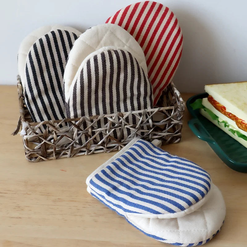 Oven Mitts | Heat Resistant | Striped Pattern | 1 Pc