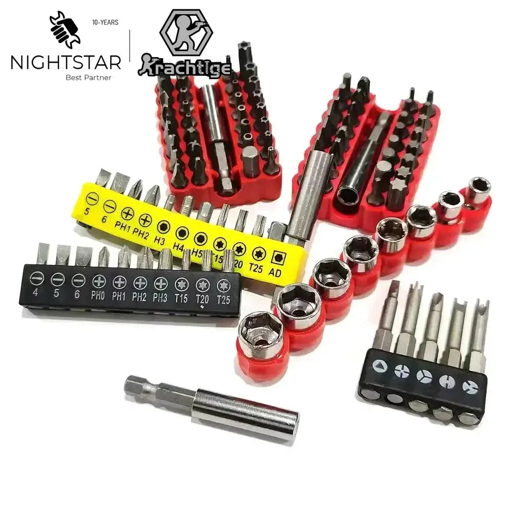 2/5/8/10/12/33Pcs Screwdriver Tamper Proof Security Bits 60mm Magnetic Extension Bit Holder Torx Hex Star Socket DIY Tools Set from PriceLows™