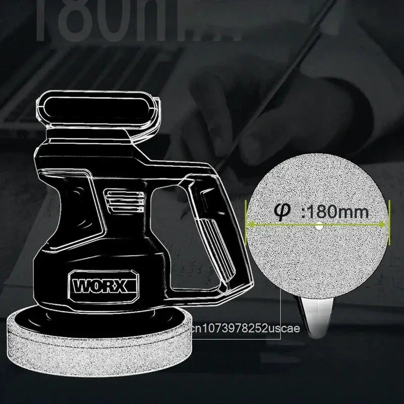 WORX Cordless Car Polisher Automobile Car High Efficient Auto Waxing Polishing Sealing Glaze Machine [Non Battery and Charger] from PriceLows™