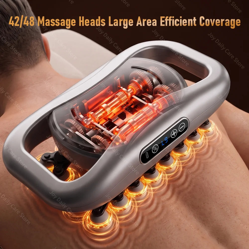 Wireless Massage Gun | 48 Attachments | 9 Speed Modes | For Full Body
