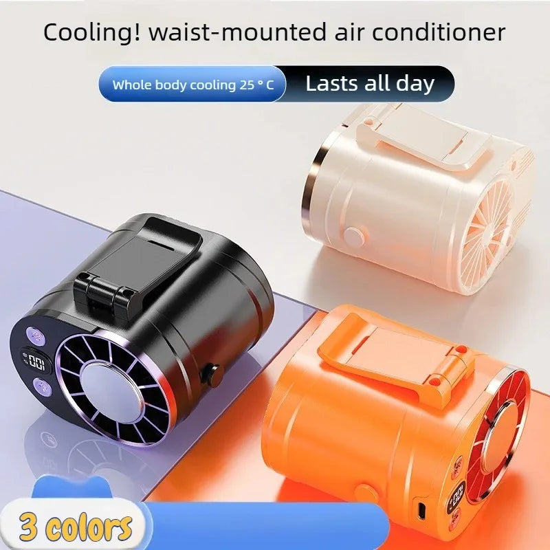 Waist Worn Portable Air Conditioner | 5W Low Power | Ice Pack Cooling | 1-3 Pack