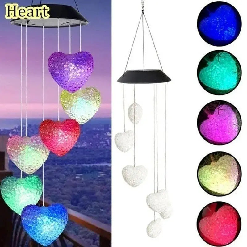 LED Solar Wind Chime Crystal Ball Hummingbird Wind Chime Light Color Changing Waterproof Hanging Solar Light For Home Garden from PriceLows™