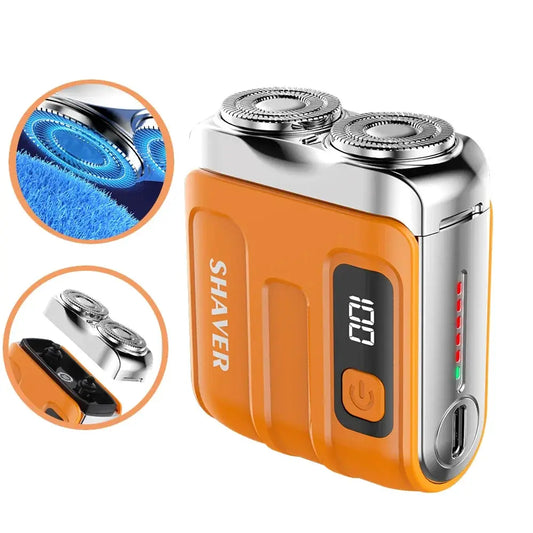 Electric Shaver | Digital Display | Stainless Steel Blades | R18 Mini