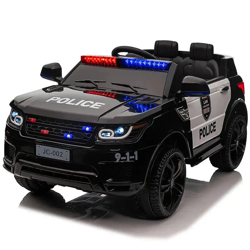 12V Load 30KG Big Size With Remote Control Children's Electric Four-wheel Rechargale Double drive Toy Battery Police Music Car from PriceLows™