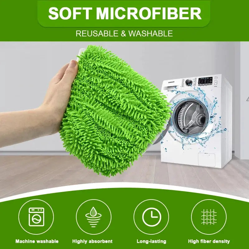 2pcs Reusable Microfiber Mop Pads for Swiffer Sweeper XL Dry Sweeping Wet Mop Cloths Replacement Sweeping Mopping Pad Refill from PriceLows™