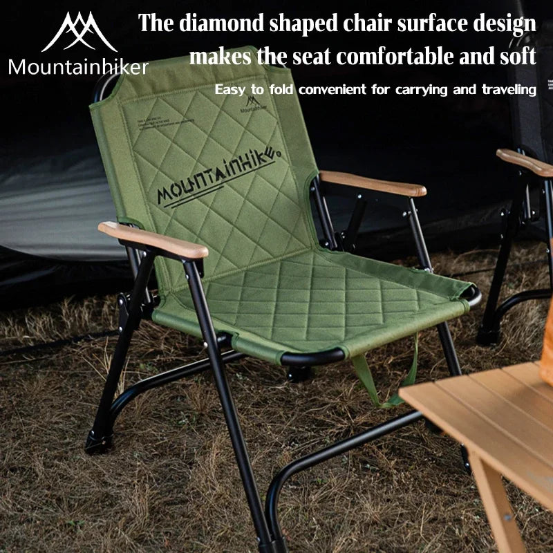 Foldable Camping Chair | Ergonomic Seating | Reinforced Support | One Size