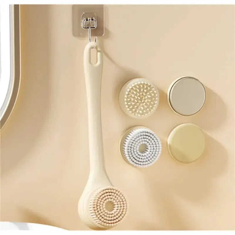 Electric Body Brush | Long Dual Handle | Waterproof | Rechargeable
