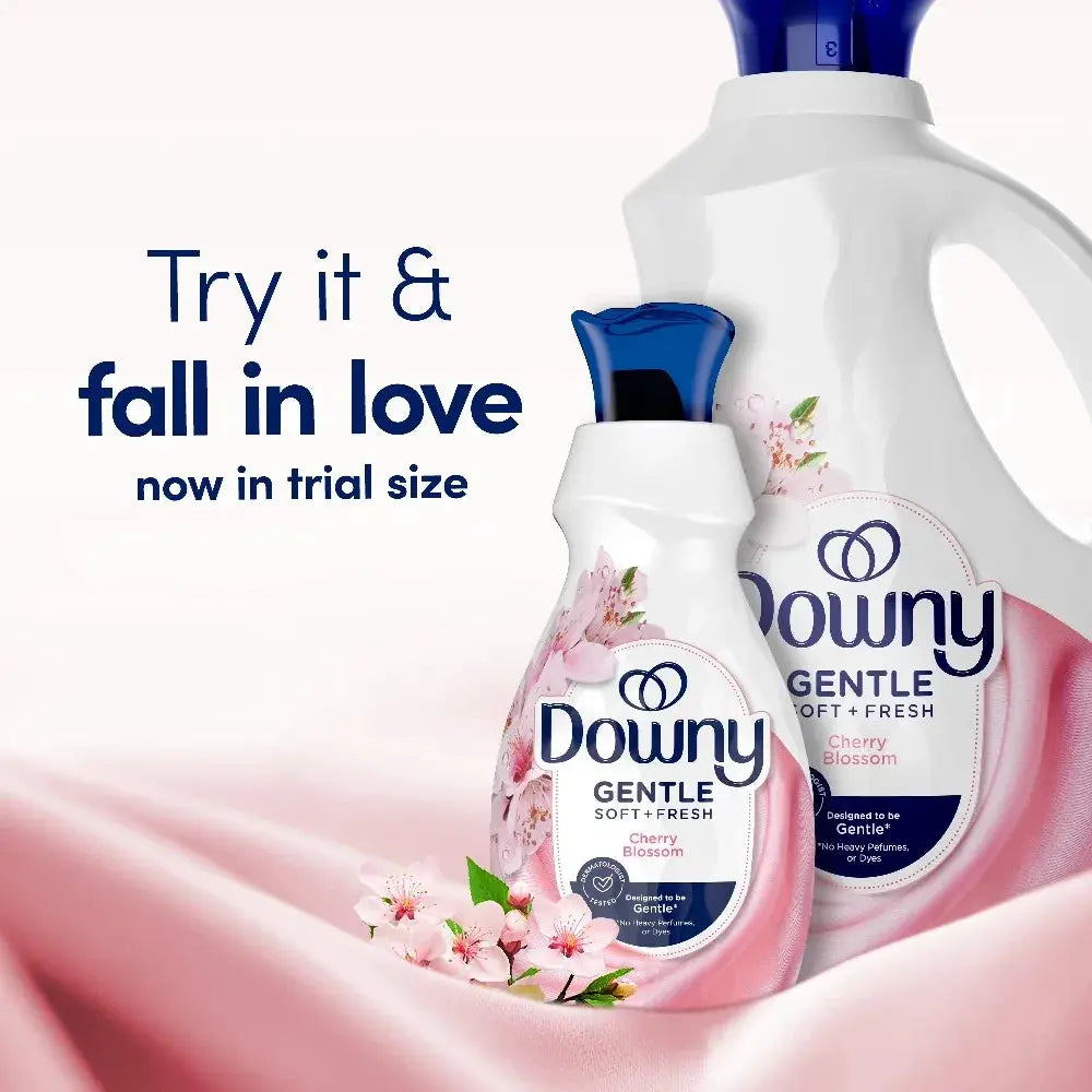 Liquid Fabric Softener | Cherry Blossom Scent | Gentle Formula | 26 Fl Oz