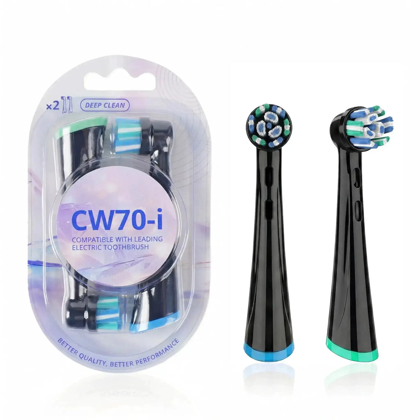 Replacement Brush Heads Compatible with OLB IO 2/3/4/5/6/7/7G/8/9/10 Electric Toothbrush, IO Series Toothbrush Head Refills from PriceLows™