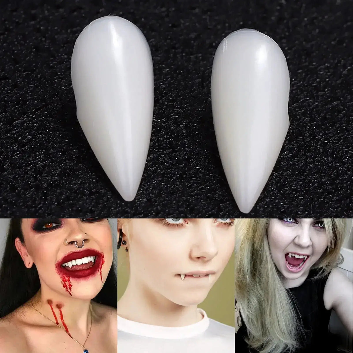 Vampire Fangs | Environmental Resin | Pre Molded Shape | 5 Pairs