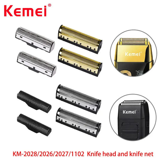 Replacement Blade for Kemei KM-1102/2026/2027/2028 Original Professional Blades Set Knife Head And Knife Net Shaving Accessories from PriceLows™
