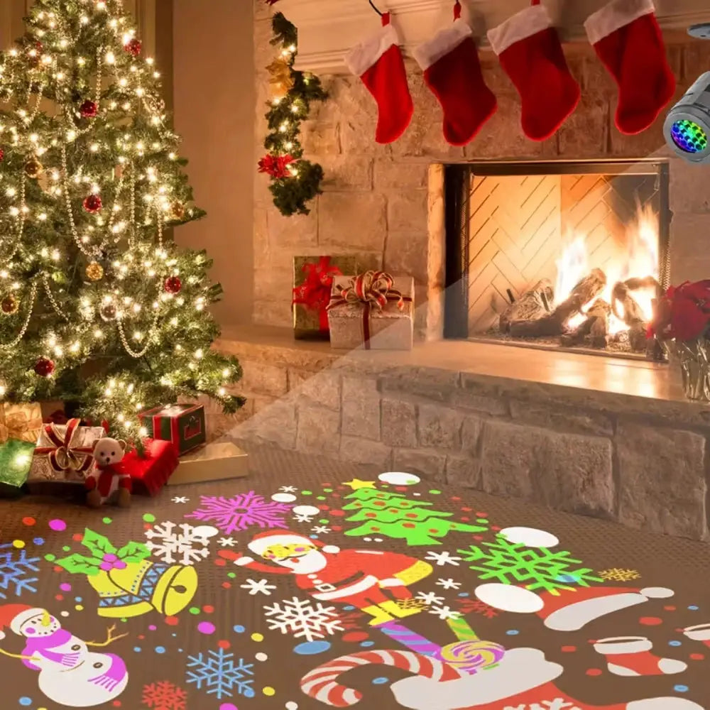 Christmas Projector Lights | 16 Patterns | Outdoor Indoor | Multi Color