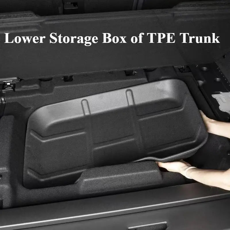 For BMW X3 G45 2025+ TPE Trunk Organizer Lower Layer Storage Box Waterproof Anti-Slip Scratch-Resistant Custom car accessories from PriceLows™