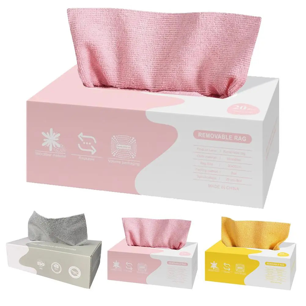 Microfiber Cleaning Cloths | 20 Pack | 20 X 20 Cm | Car Kitchen Auto Use