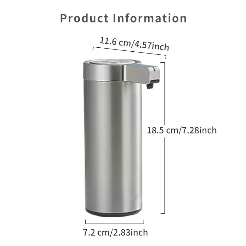 Kitchen Soap Machine Automatic Sensor Out of Hand Sanitizer Smart Electric Body Wash Soap Dispenser 304 Stainless Steel from PriceLows™
