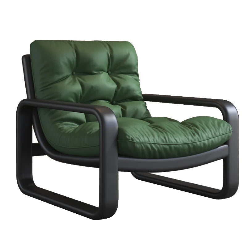 Living Room Sofa | Leather Upholstery | Modern Nordic Style | Single Unit