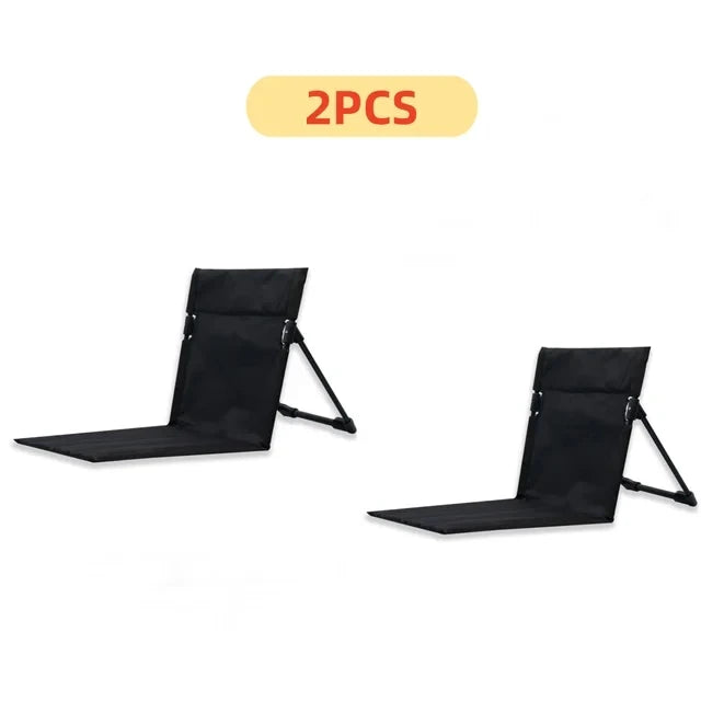 Foldable Camping Chair | Aluminum Frame | Reclining Backrest | One Size