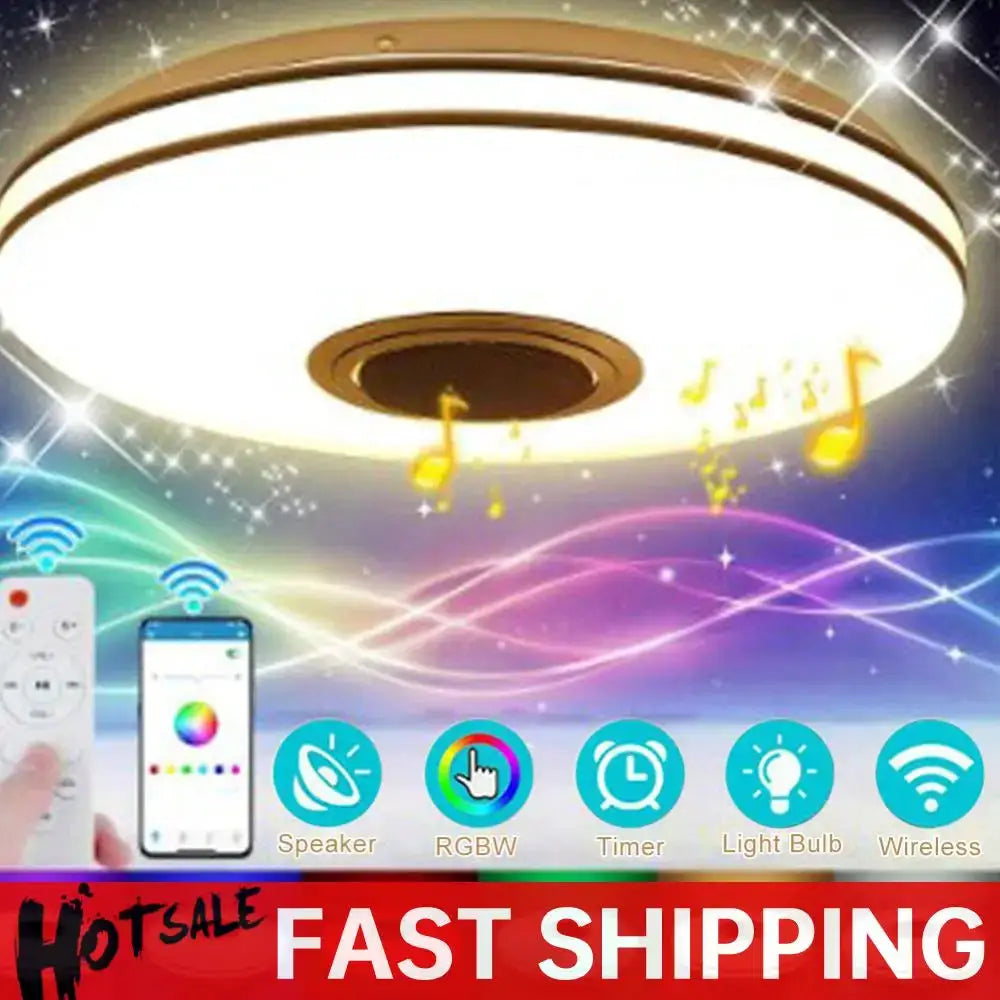 Modern Ceiling Lamp Dimmable RGB LED Ceiling Light APP Control Bluetooth-compatible Intelligent LED Lamp for Bedroom Living Room from PriceLows™