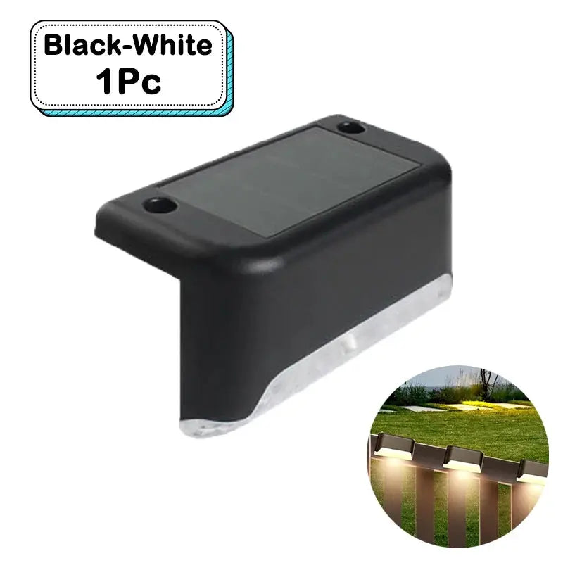 Outdoor Solar Step Lights Warm White LED Waterproof Stair Path Lighting for Garden Patio Fence Balcony Decoration Solar Power from PriceLows™