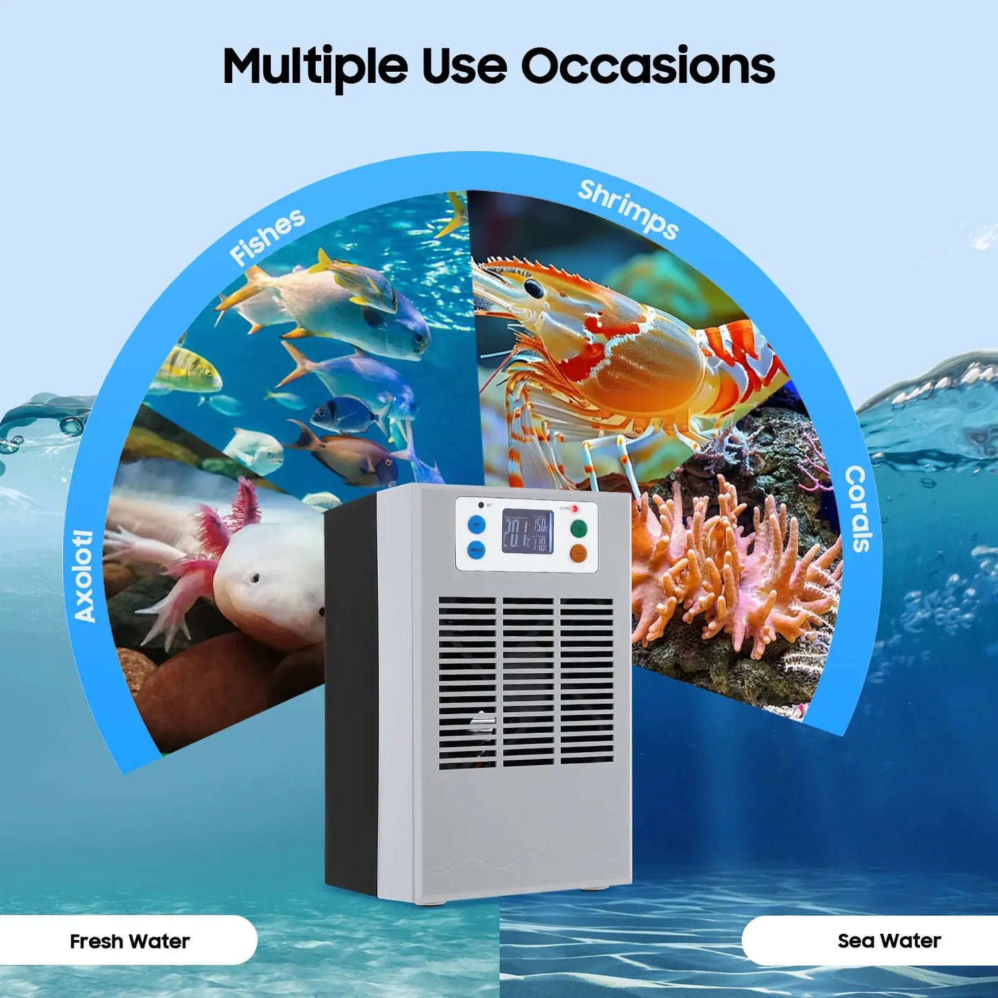 Aquarium Chiller Heater | 100W | 30L Capacity | 10-40C Range