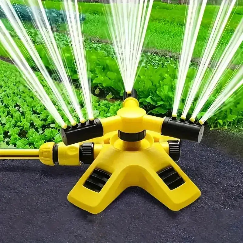 Auto Rotating Sprinkler | 360 Degree Coverage | Three Way Gear Drive
