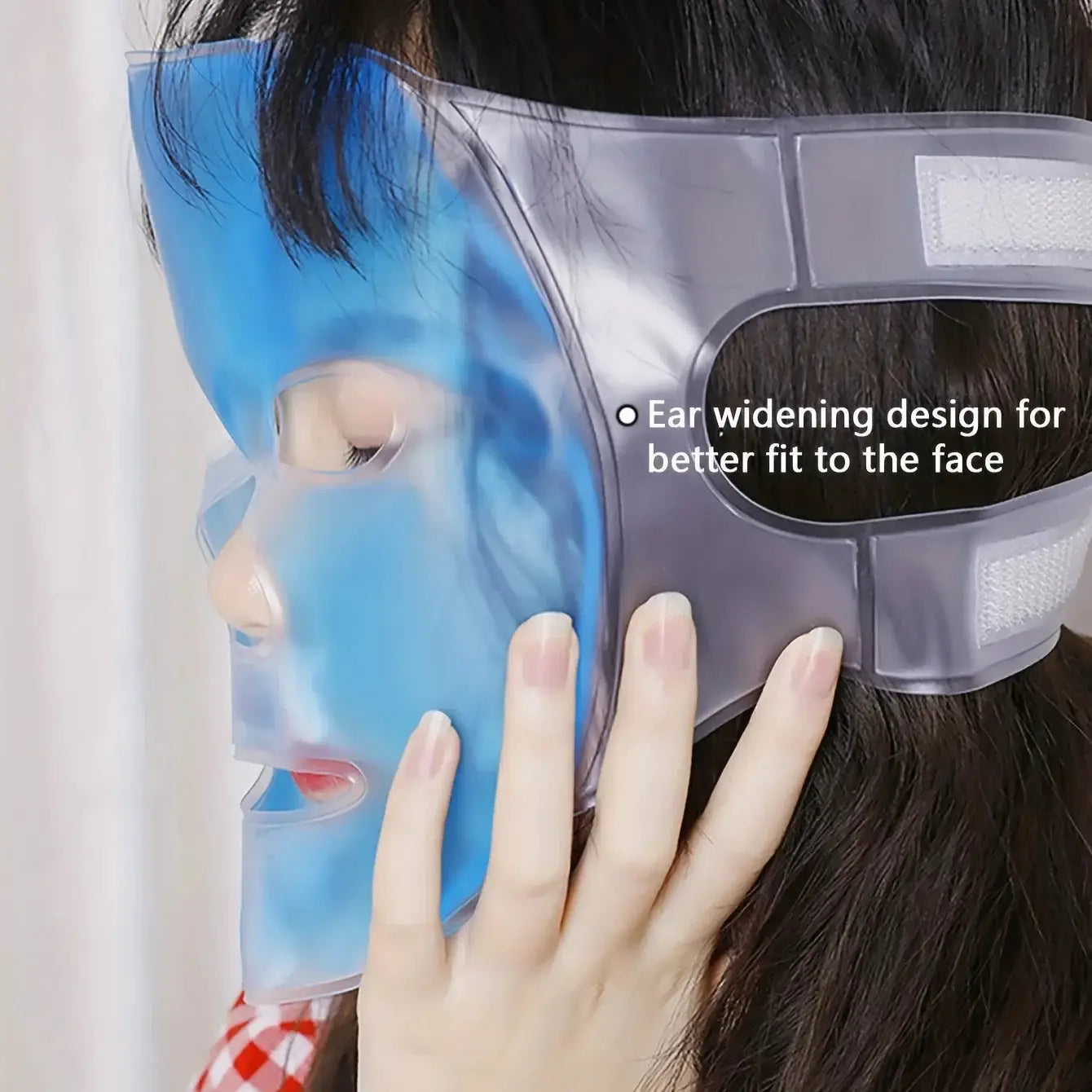 Face Cooling Mask Gel Eye Mask Ice Pack Cooling PVC Hot Cold Therapy Skin Care Tool Gel Face Mask Skin Firming Spa Sleep Mask from PriceLows™