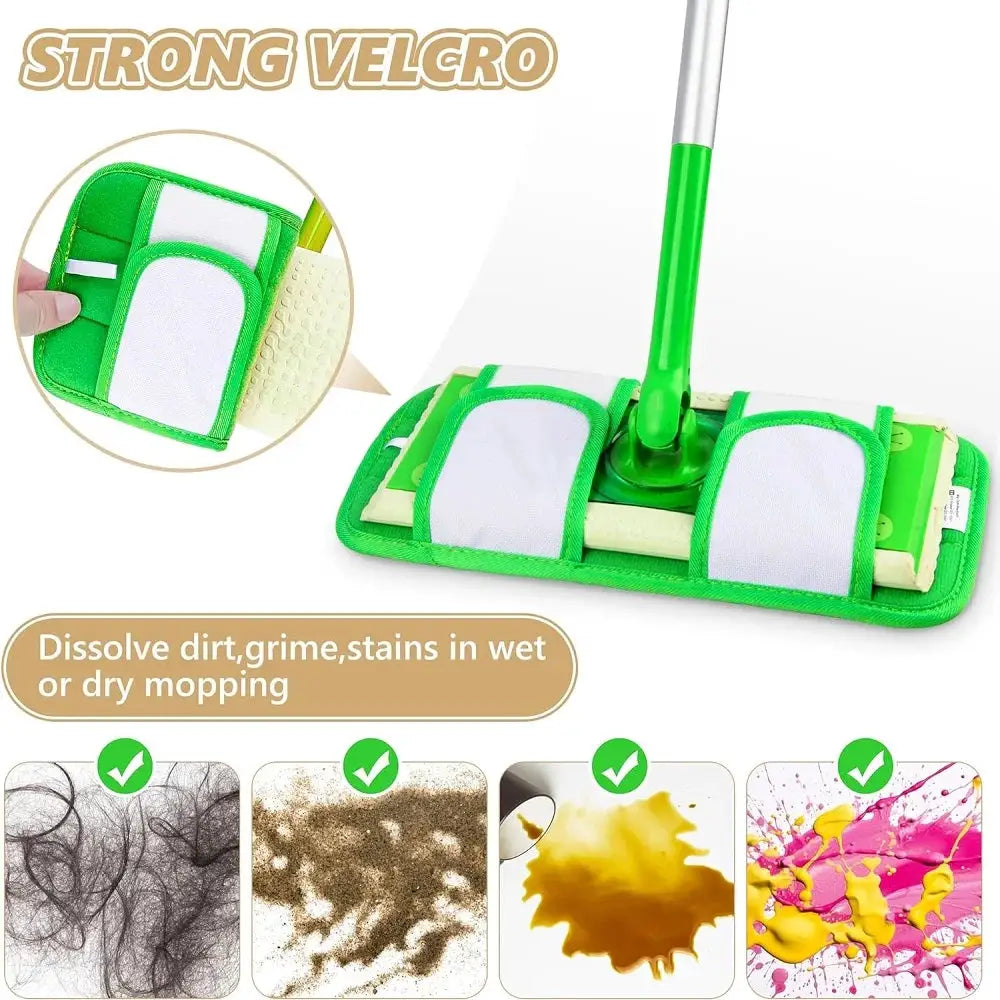 1pc Reusable Mop Pads for Swiffer Sweeper Washable Microfiber Wet Pads Refills Dry Sweeping Cloths for Wet Dry Floor Cleaning from PriceLows™