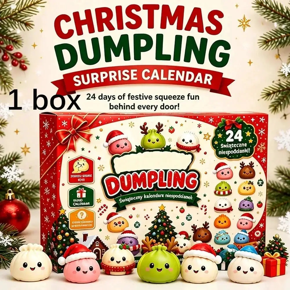 Christmas Dumpling Squishy | 24 Day Calendar | Slow Rising
