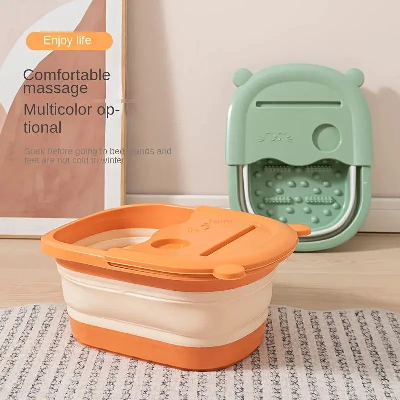 Collapsible Foot Spa | 123 Size Massager | Foldable Soaking Tub
