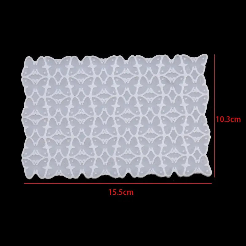 Square Heart Silicone Resin Mold For Diy Charms