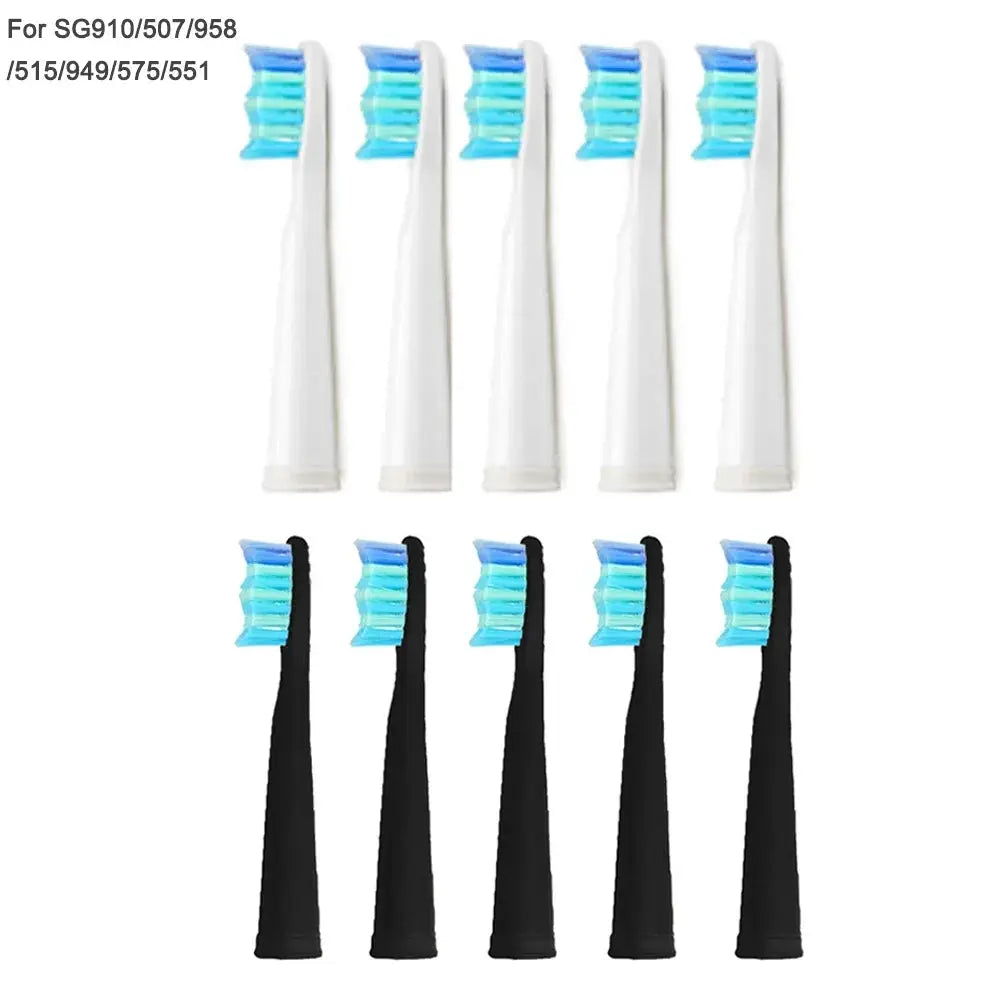10pcs Electric Replacement Brush Heads Sonic Toothbrush Hygiene Care 899 Set heads for Seago SG910 SG507 SG958 SG515 SG949 SG575 from PriceLows™