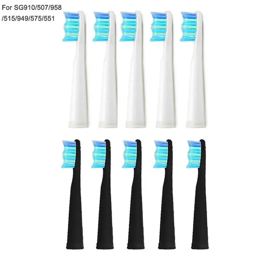 10pcs Electric Replacement Brush Heads Sonic Toothbrush Hygiene Care 899 Set heads for Seago SG910 SG507 SG958 SG515 SG949 SG575 from PriceLows™
