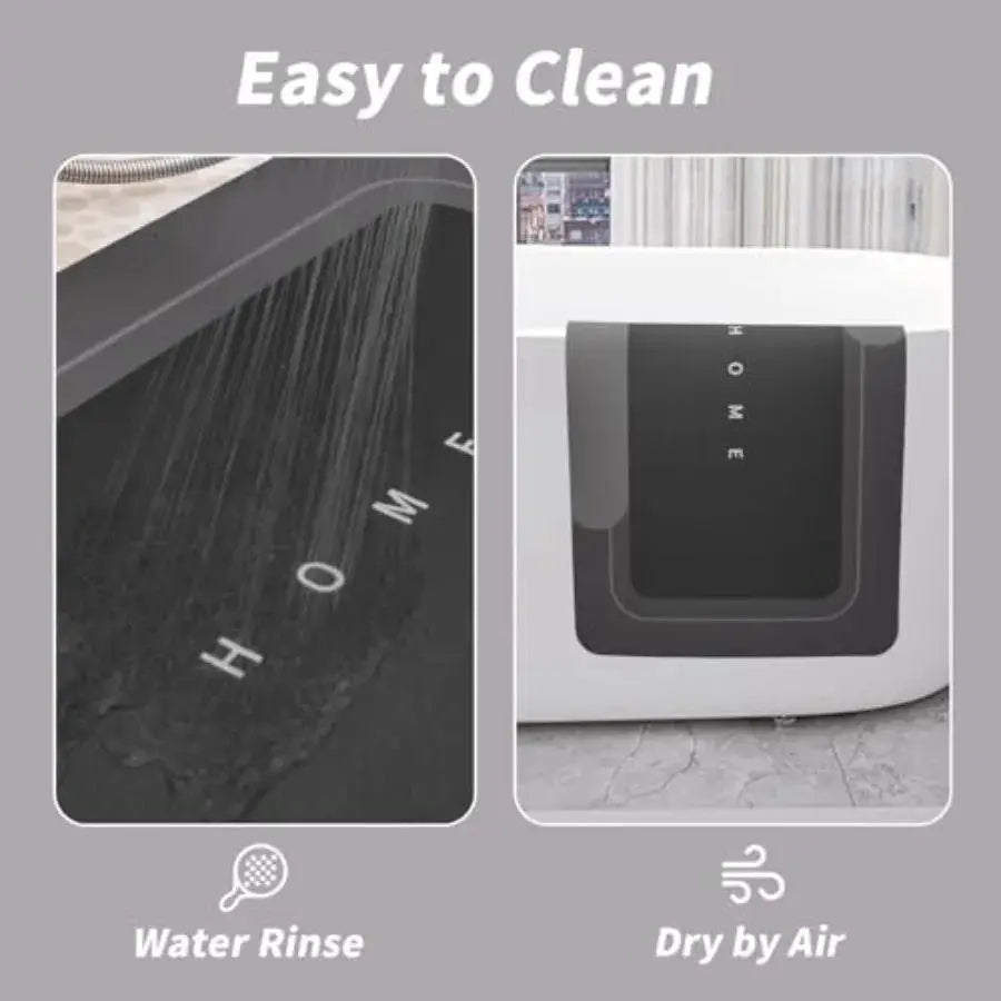 Absorbent Bath Mat Magic Rug Sets Quick Drying Bath Mat Non-Slip Floor Rug Rubber Backed for Bathroom Kitchen Shower Sink 16.9' from PriceLows™