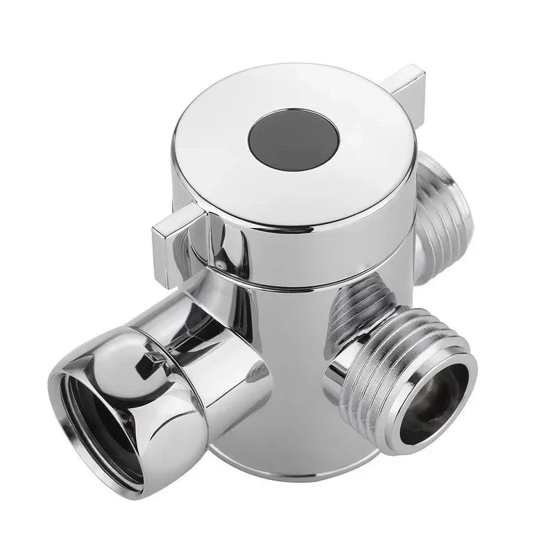 Shower Head Diverter Valve | Brass Construction | G1/2 Inch Connector | 3 Mode